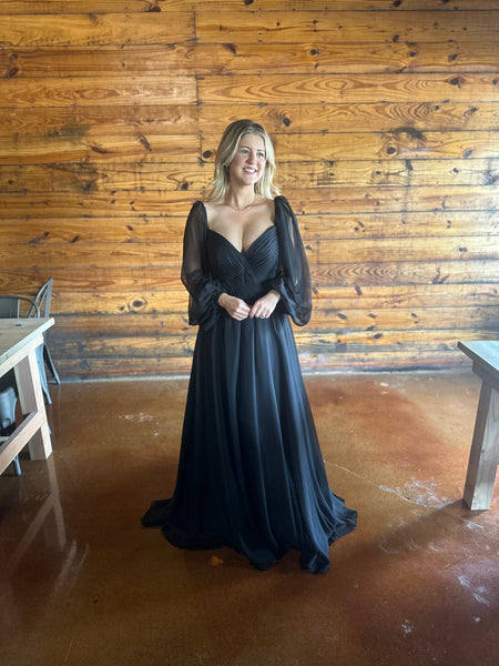 Black Hannah Wedding Dress